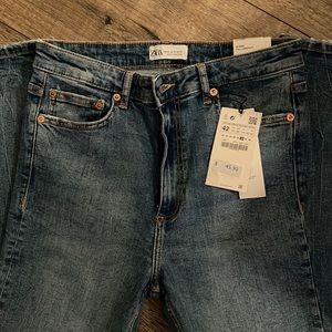 ZARA split skinny NWT
